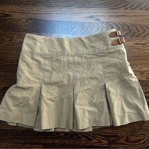 Ralph Lauren double buckle skirt